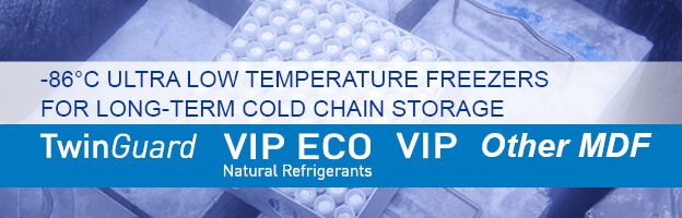 Banner for pickup contents of PHCbi ULT freezers