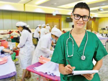 How can blood donors be encouraged to donate sample and data to biobanks