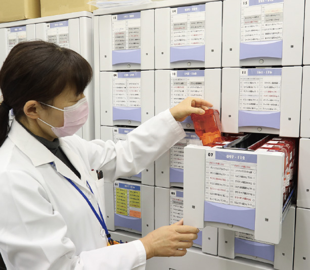 ATC-256GS1は安全に薬を一包化できる錠剤分包機