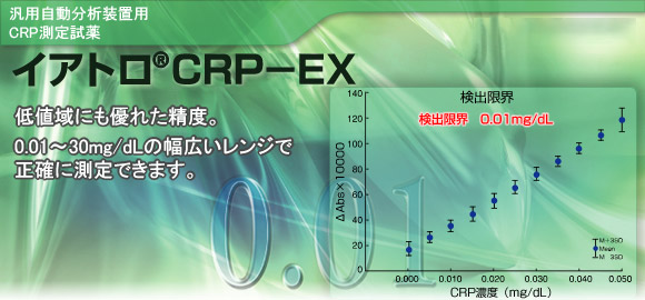 汎用自動分析装置用 CRP測定試薬 イアトロ&reg;CRP-EX
