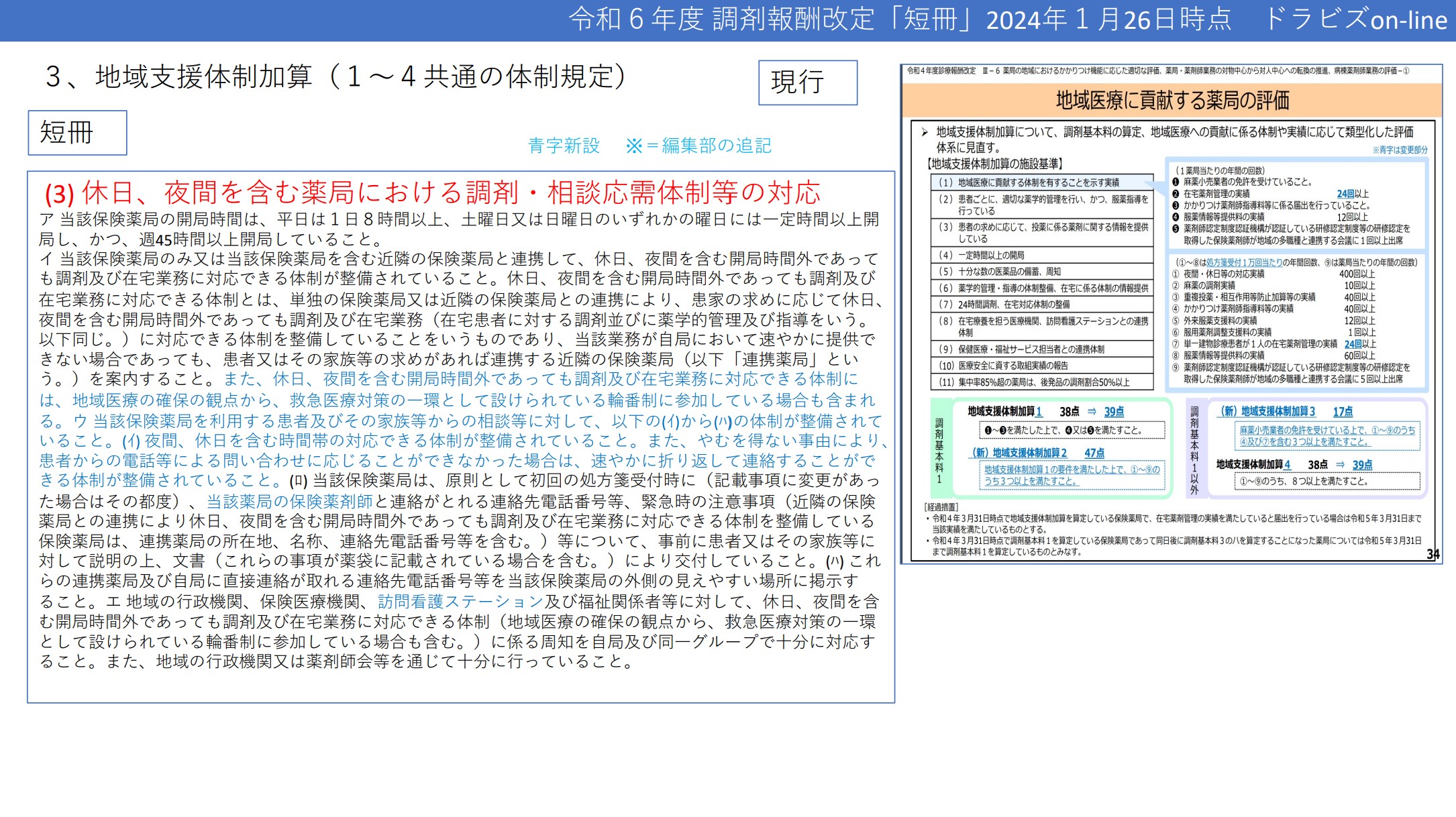 地域支援体制加算