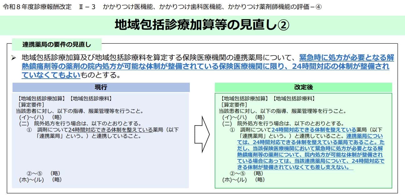 ②連携薬局の要件見直し