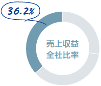 売上収益全社比率36.2%